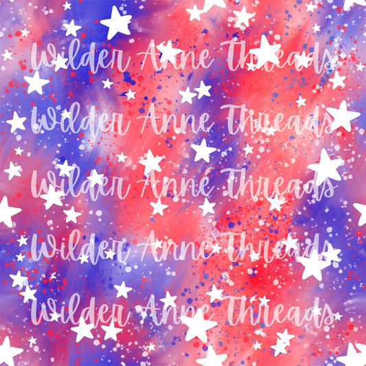 Red/White/Blue Speckle