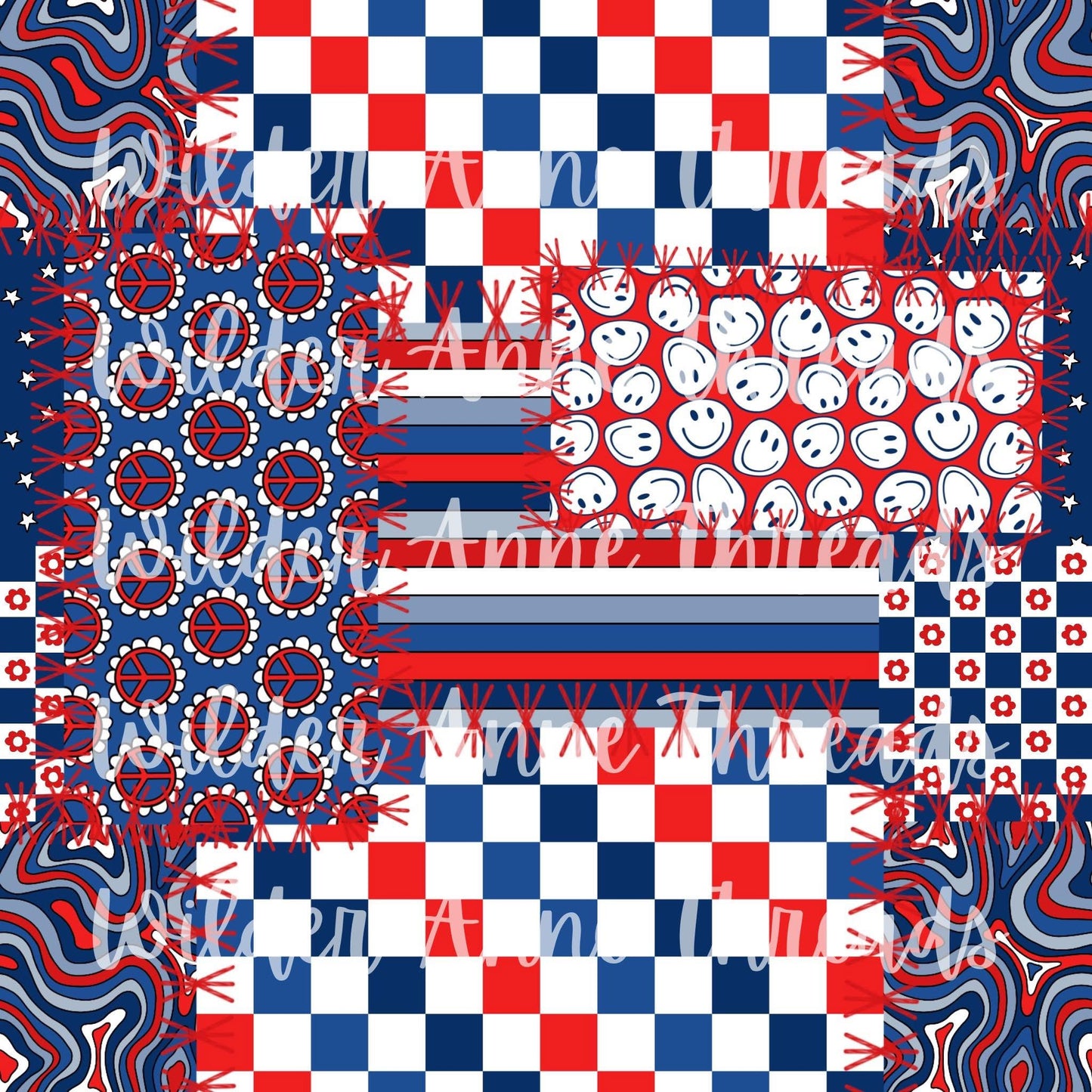 Red/White/Blue Patch
