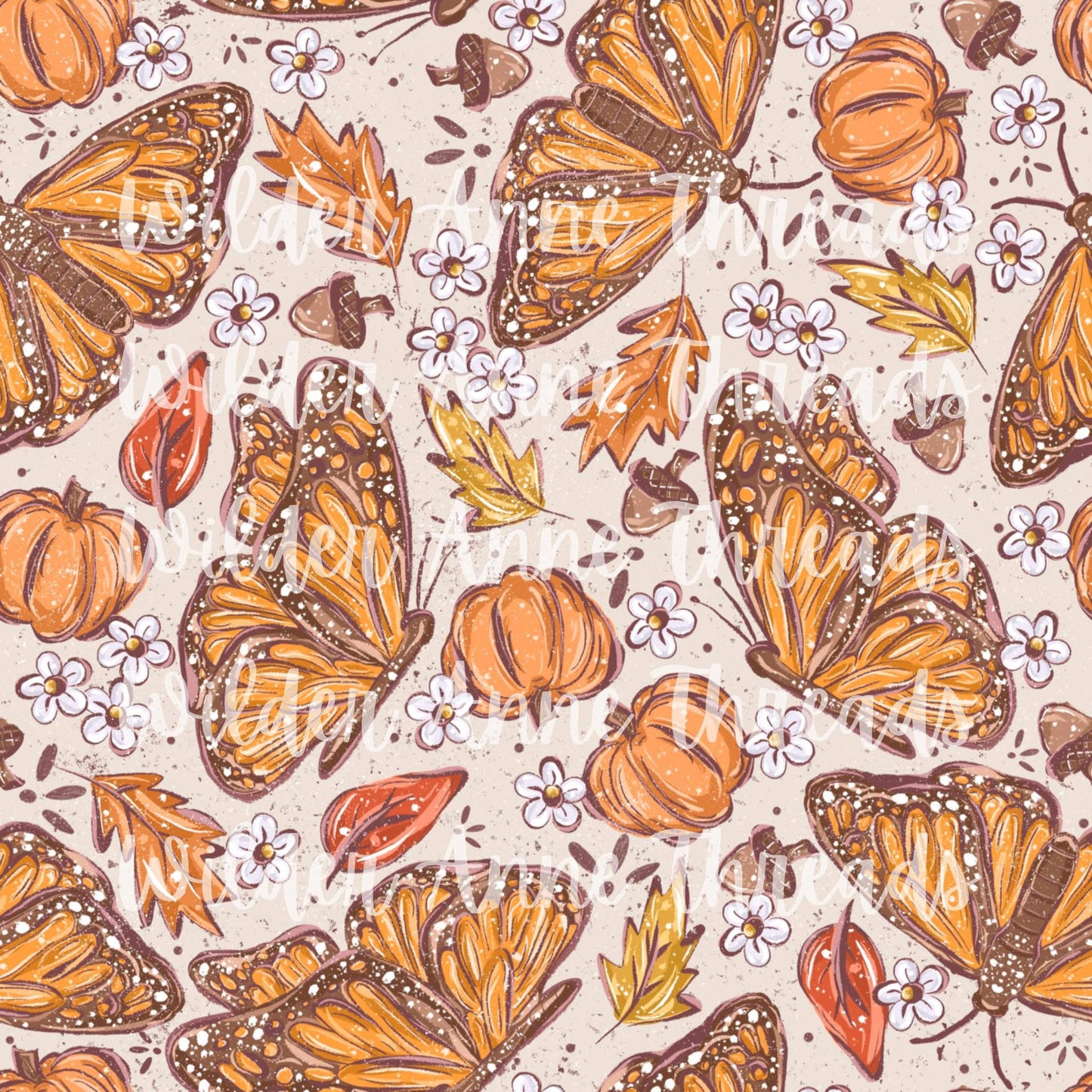 Tan Fall Butterfly