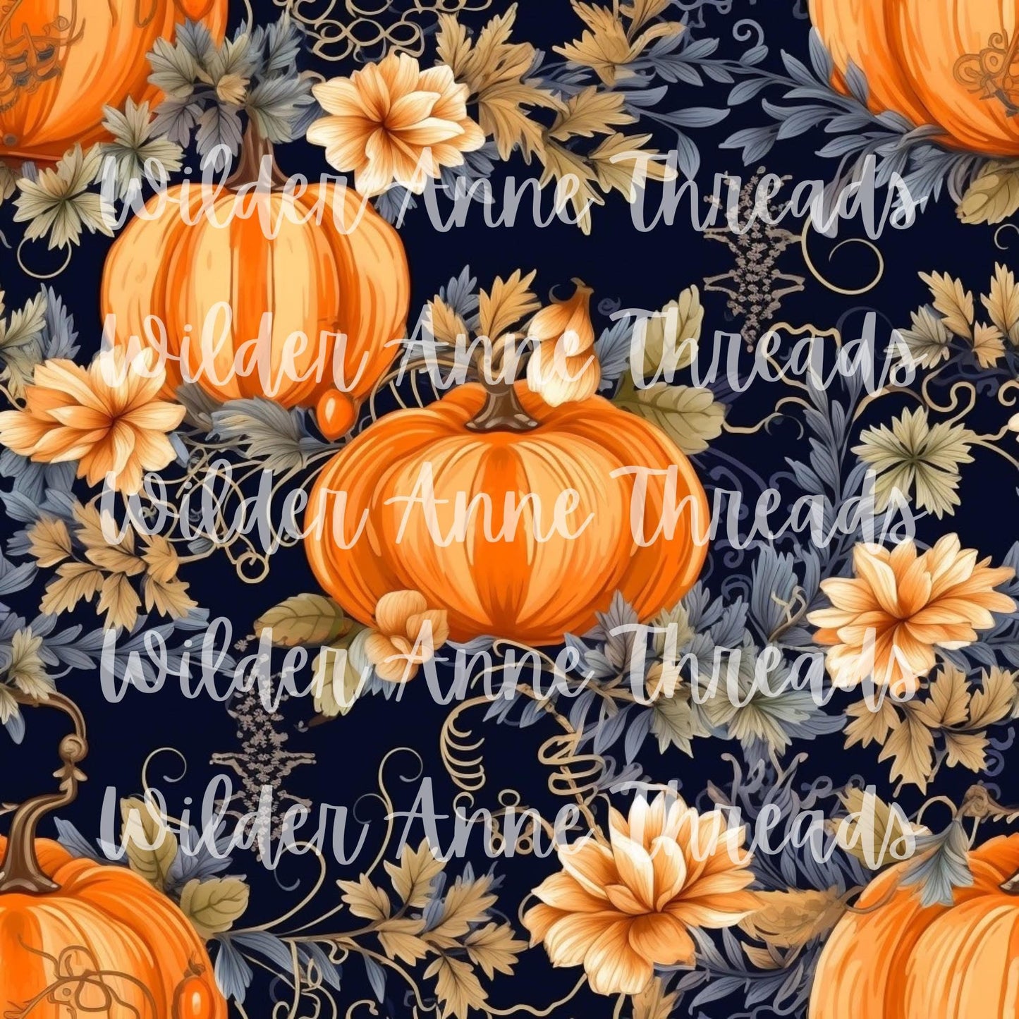 Royal Blue Pumpkins
